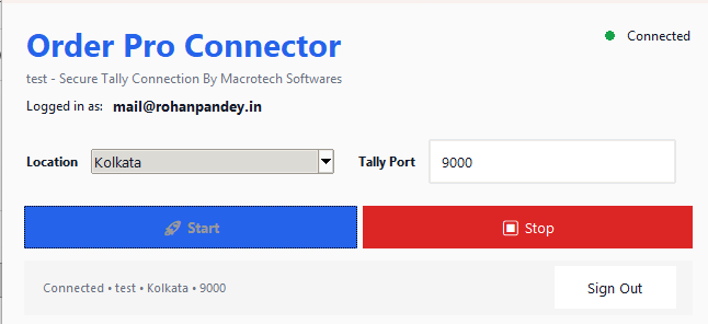 Order Pro Windows Connector